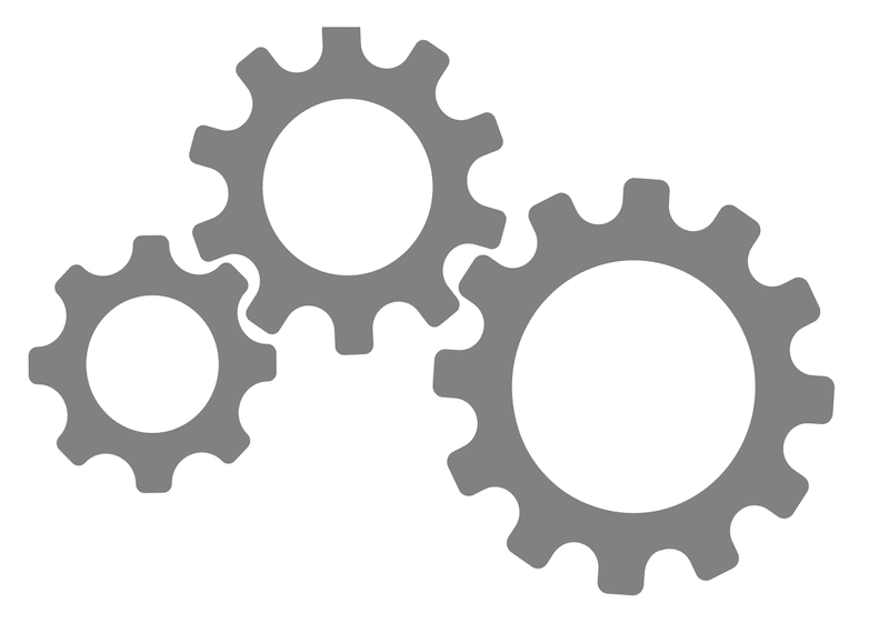 Grey Gear Icons